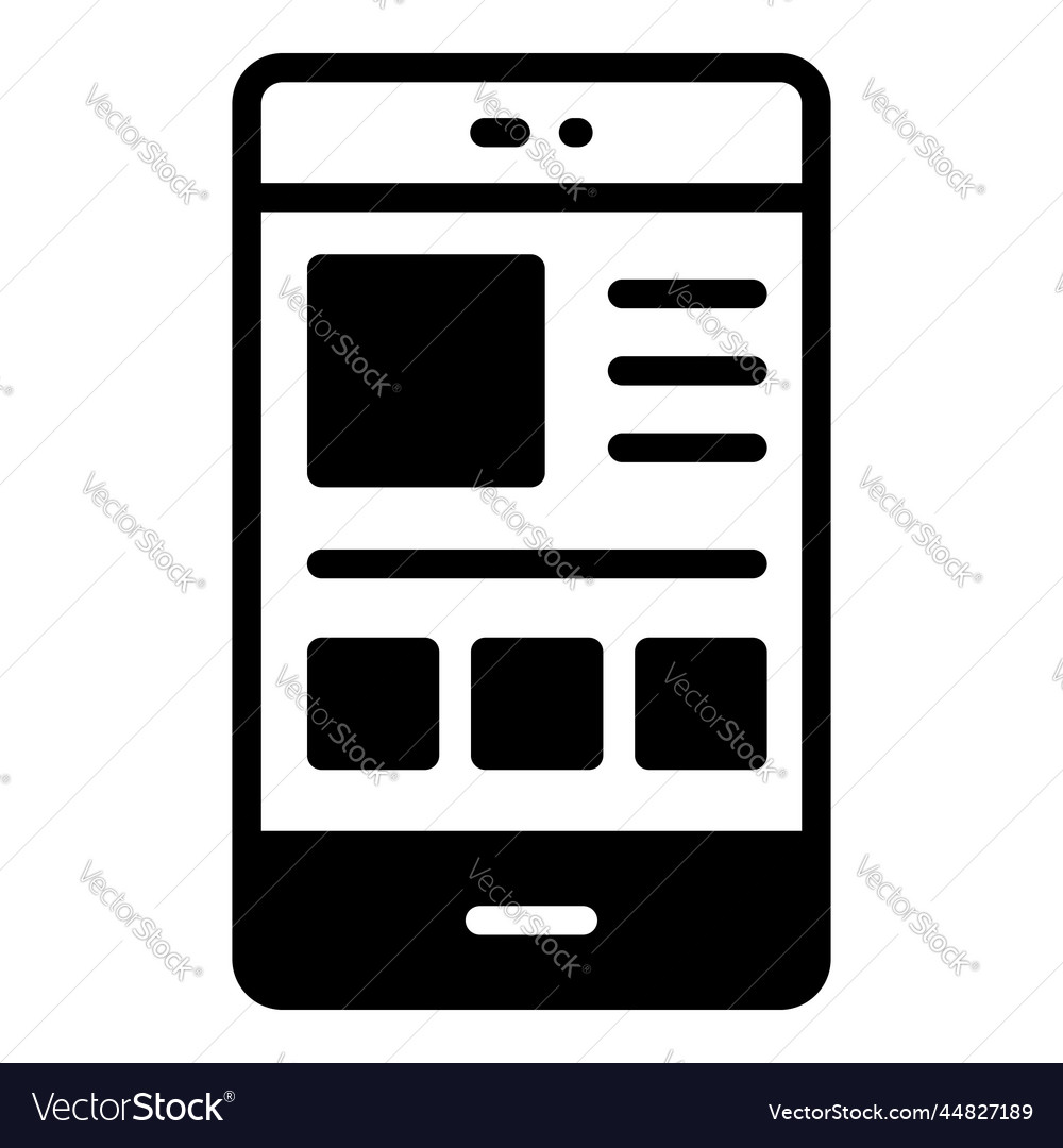 Layout icon user interface as a simple sign vector image Layout icon user interface as a simple sign