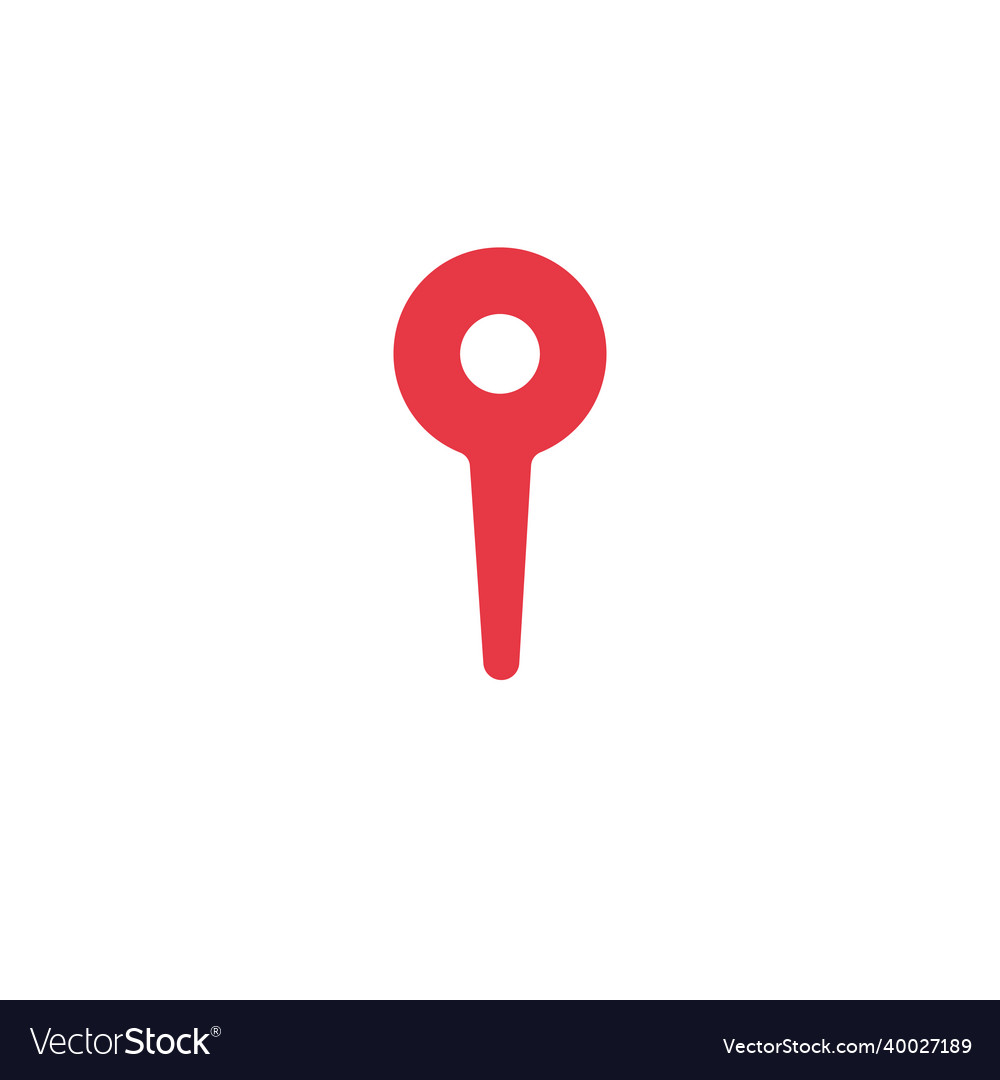 Map pointer icon navigation elegant pin stock