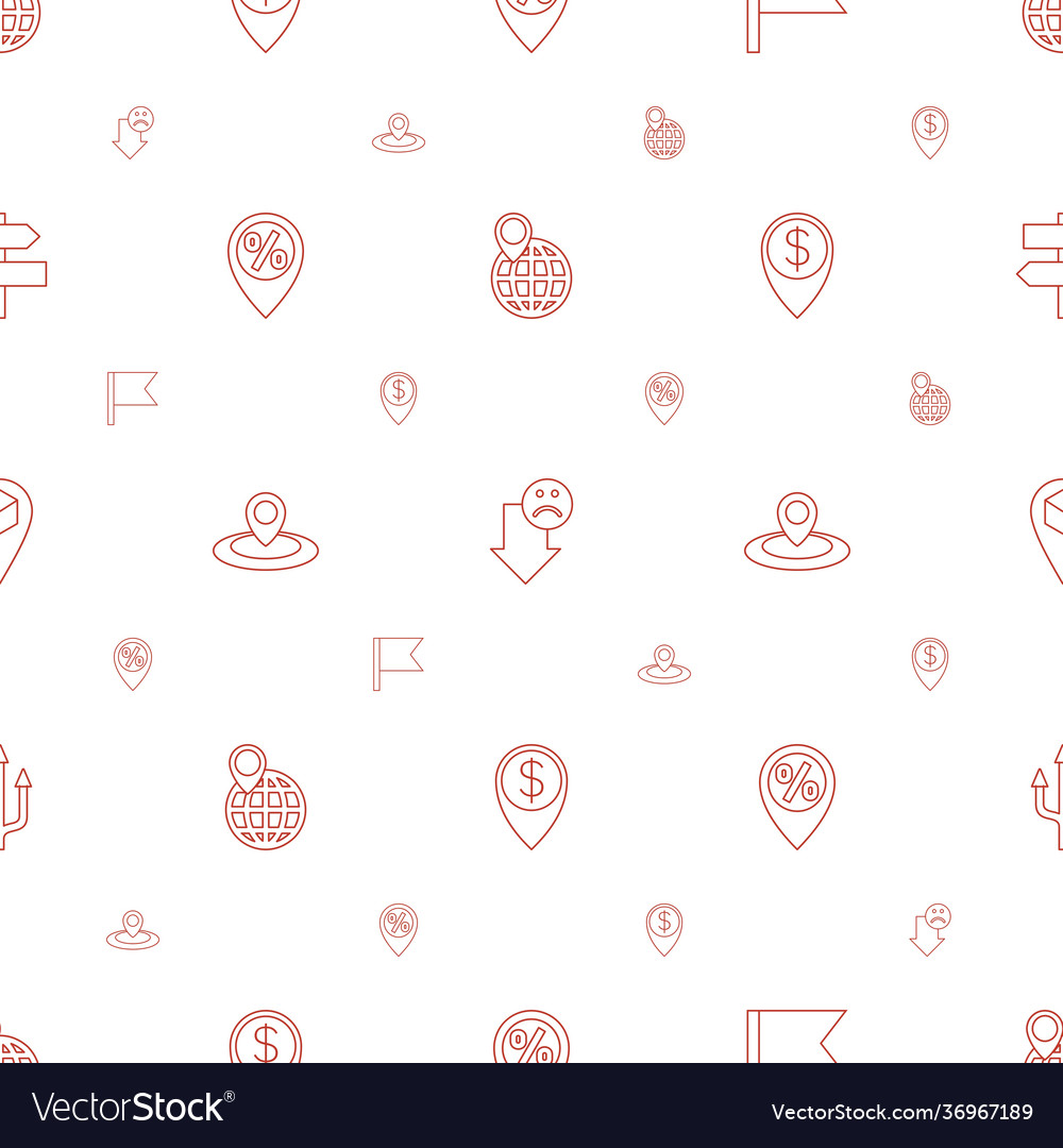 Pointer icons pattern seamless white background