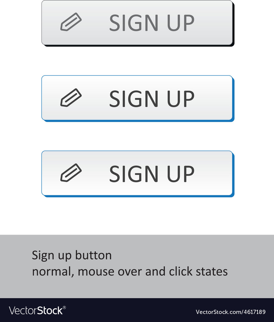 Sign Up Button Variations