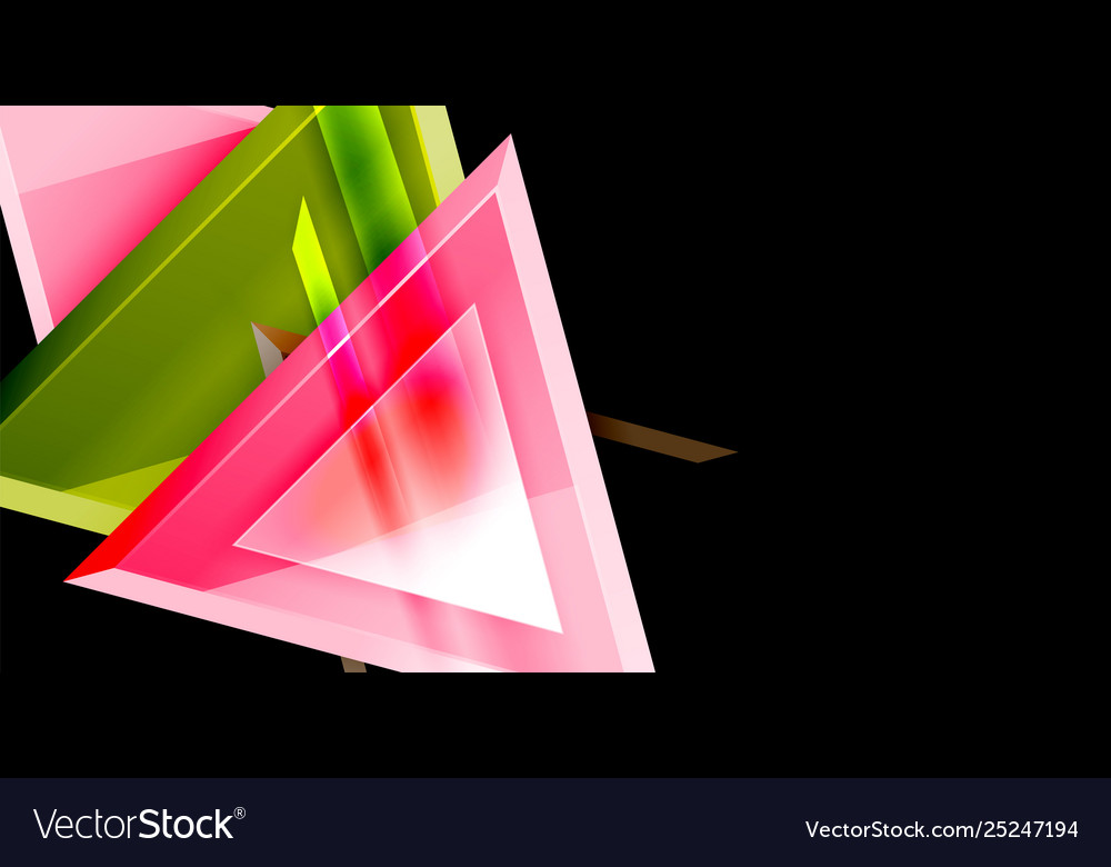 3d triangular minimal abstract background