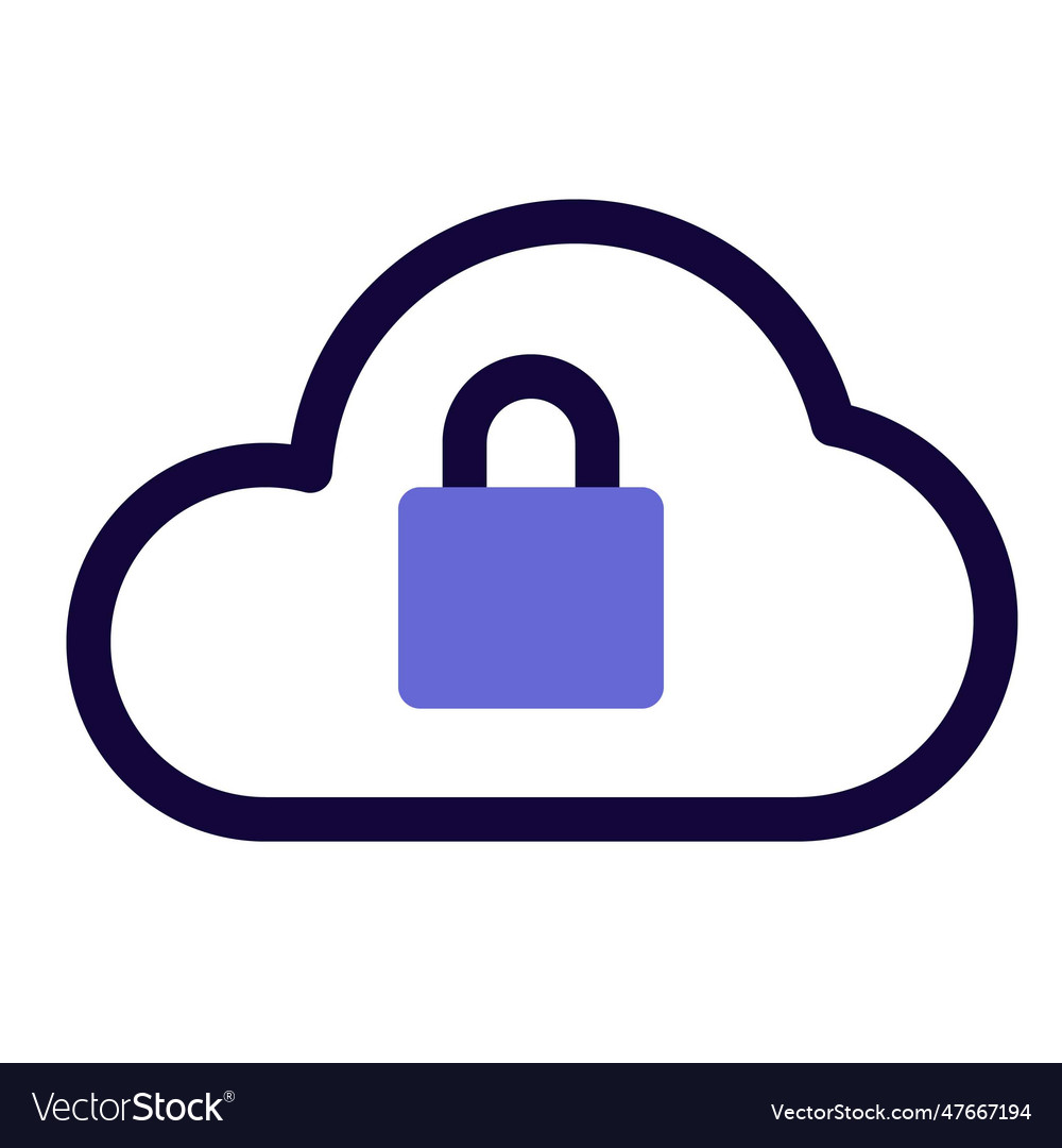 Cloud storage with a lock system