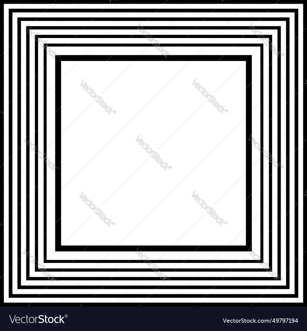 Geometric Square Frame