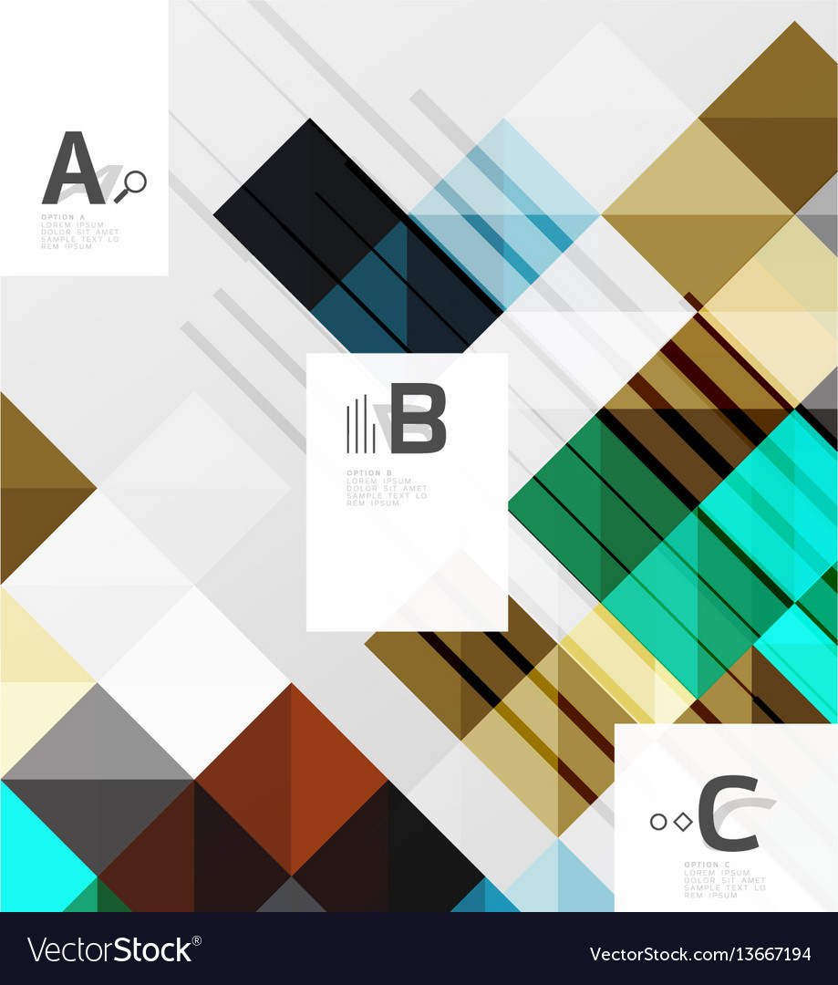 Minimalistic square shapes abstract background Vector Image Minimalistic square shapes abstract background