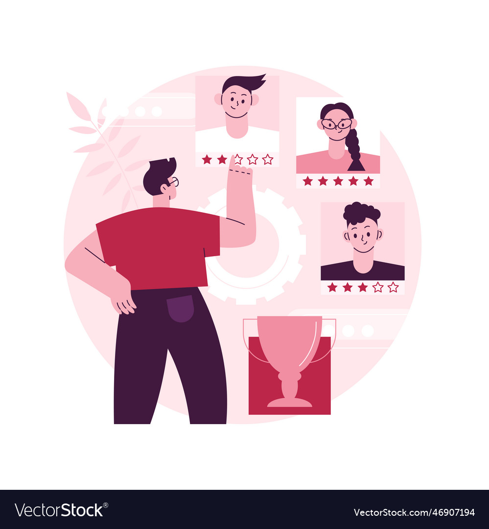 Performance rating abstract concept Vector Image Performance rating abstract concept