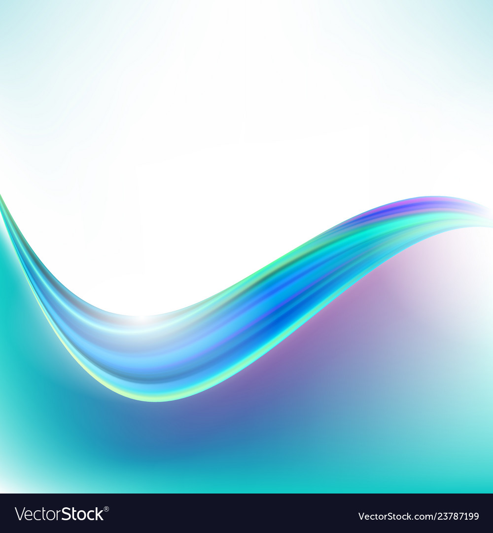 Abstract Blue Curve Background