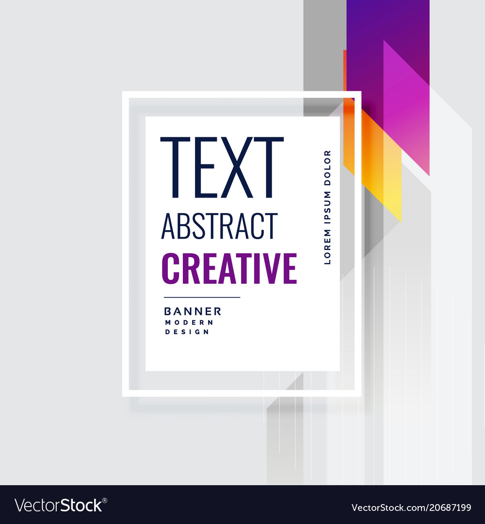 Creative abstract background with text space