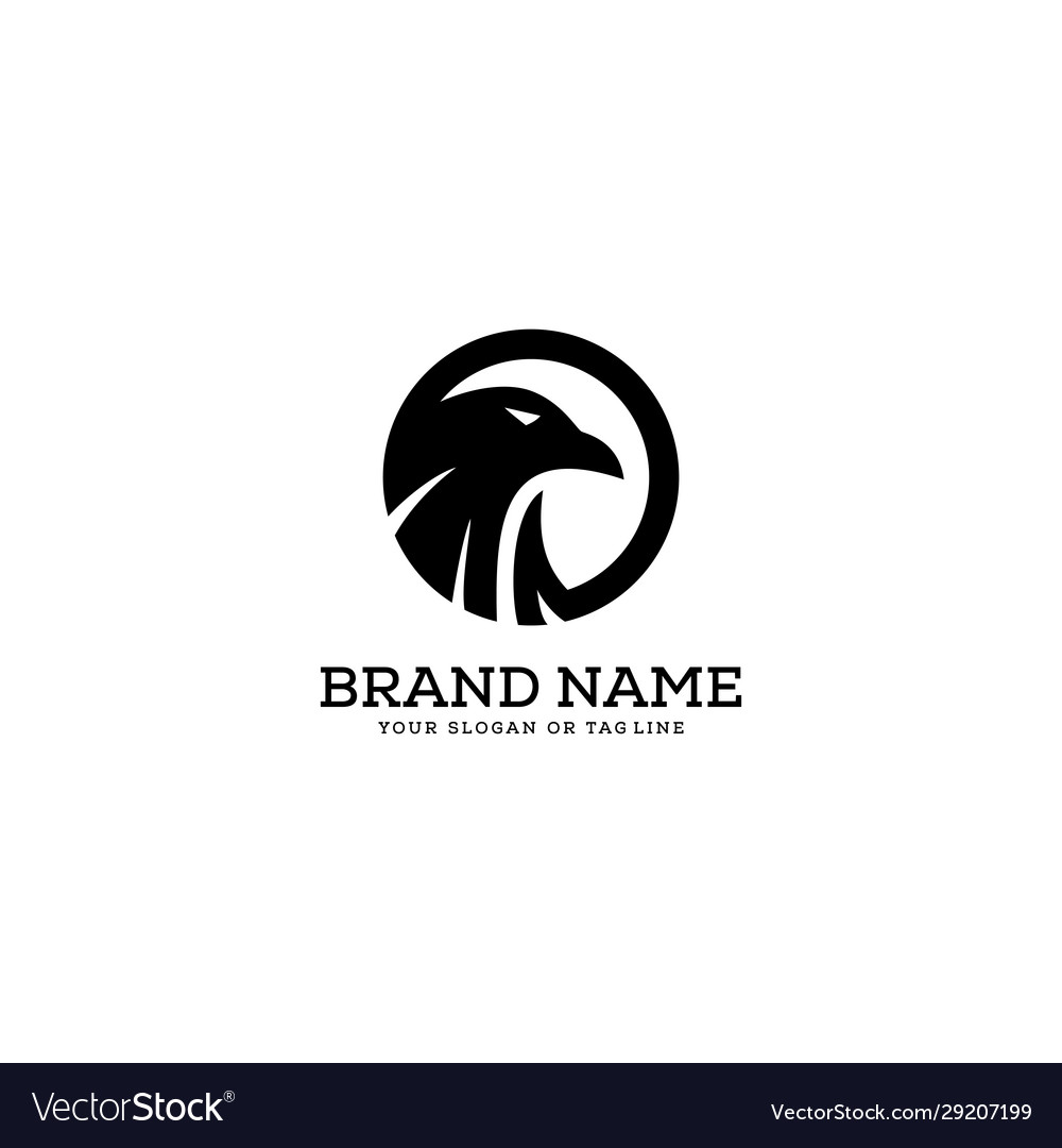 Eagle Logo Design Vorlage weiß Hintergrund