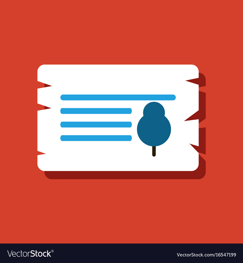 Flat icon design collection paper from tree