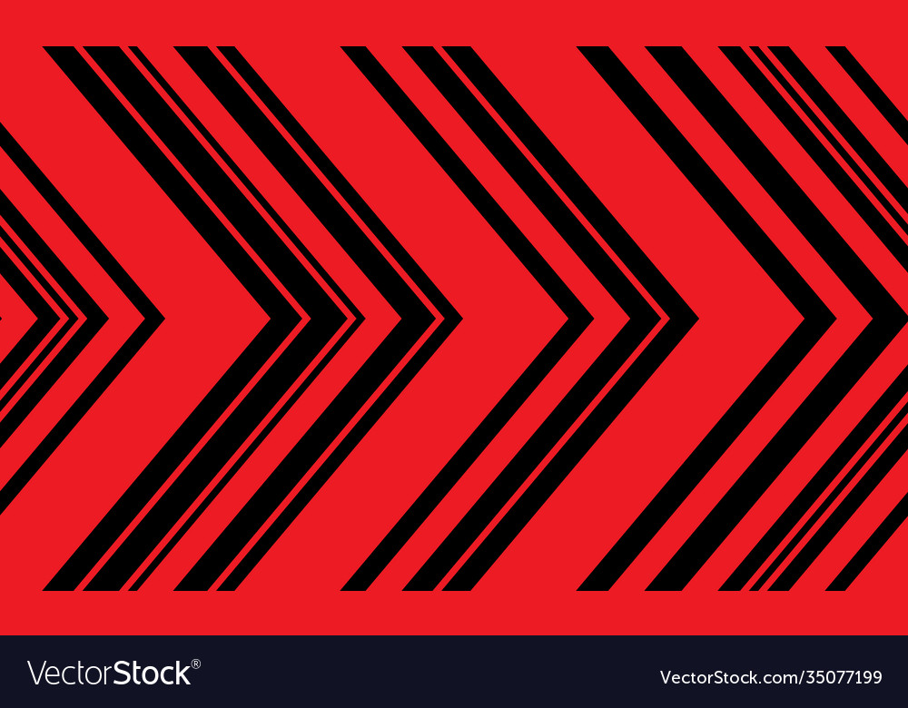 Red black arrow pattern direction seamless Vector Image Red black arrow pattern direction seamless