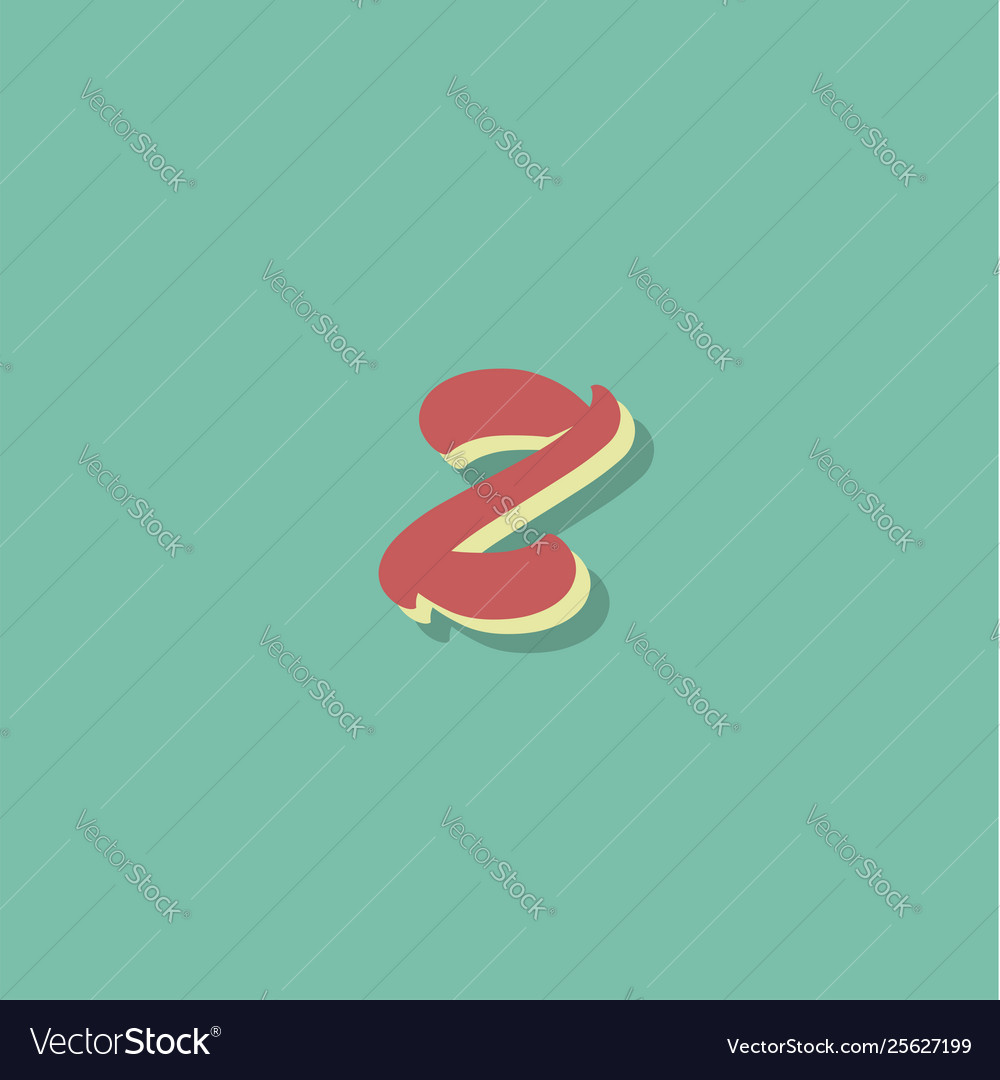 Retro character from a fontset