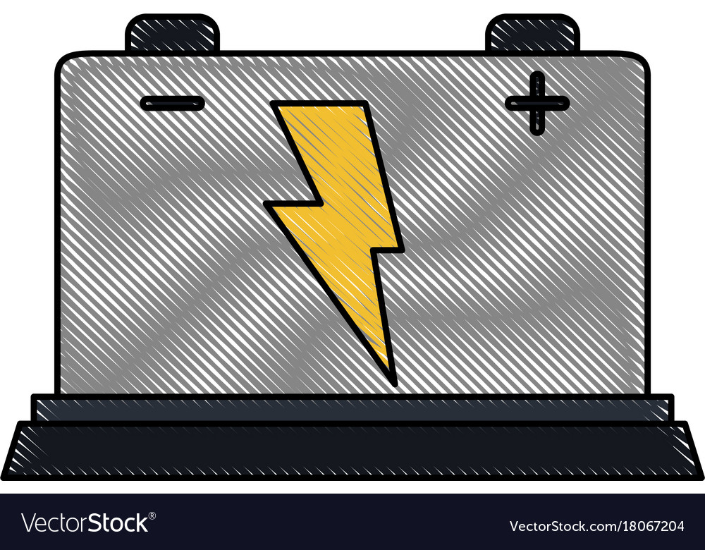 Battery with cord and plug icon image