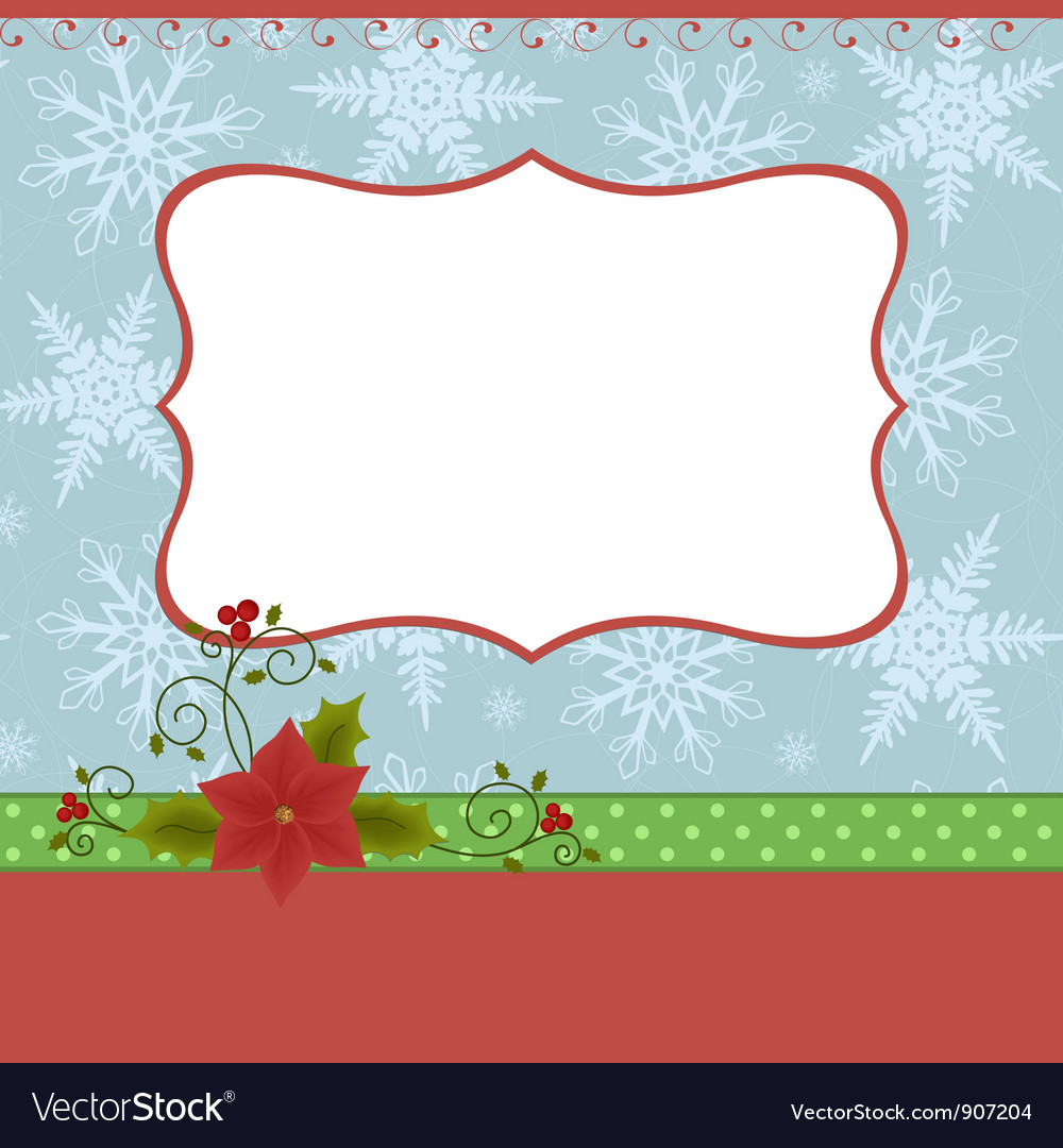 Weihnachtskarte Vorlage