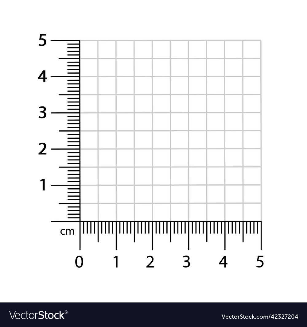 Corner Ruler on Grid Paper
