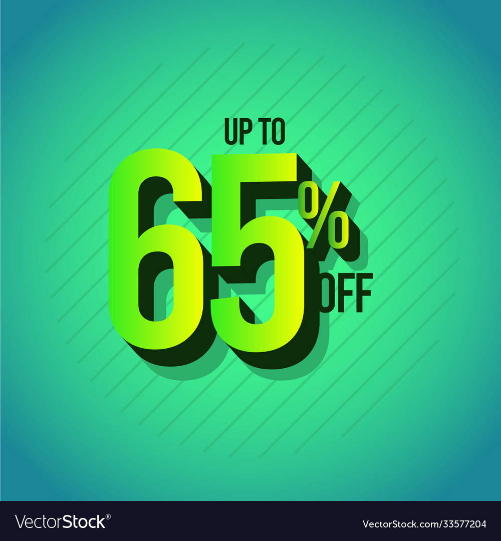 Discount up to 20 off label template design Vector Image With Regard To 65 Label Template