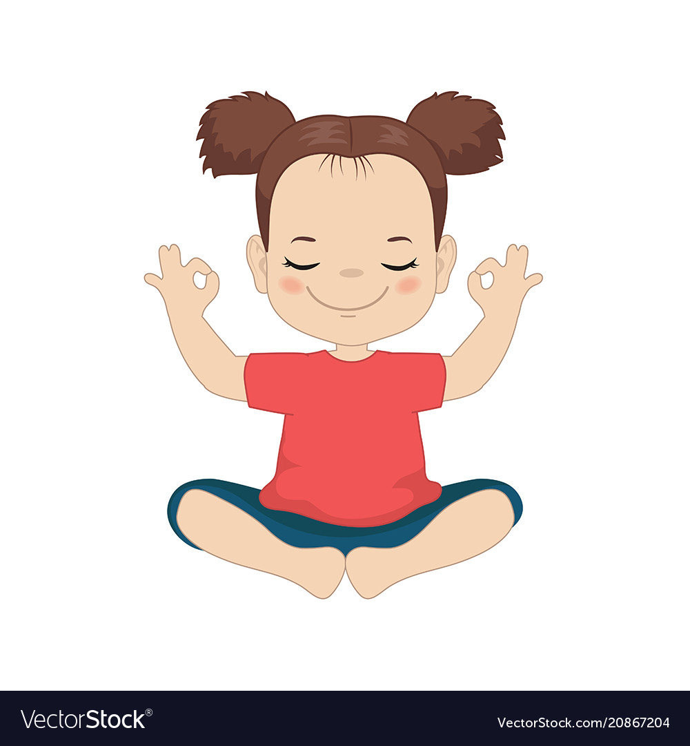 Girl doing yoga girl doing yoga Royalty Free Vector Image