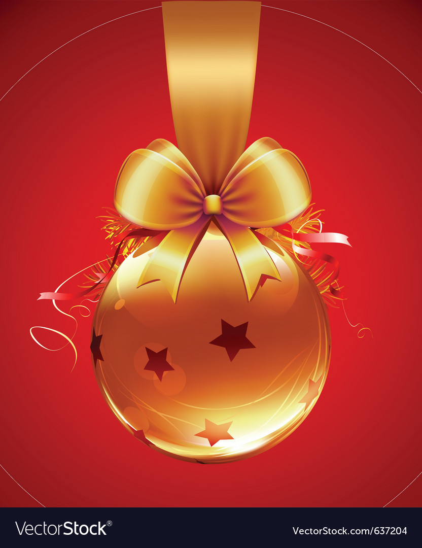 Golden Christmas Ornament