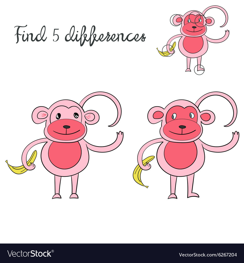 Monkey Difference Game Layout