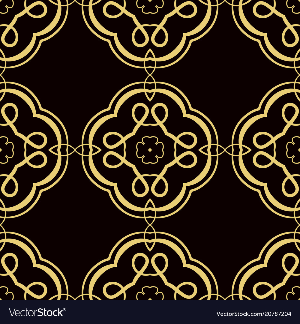 Retro seamless pattern Vector Image Retro seamless pattern