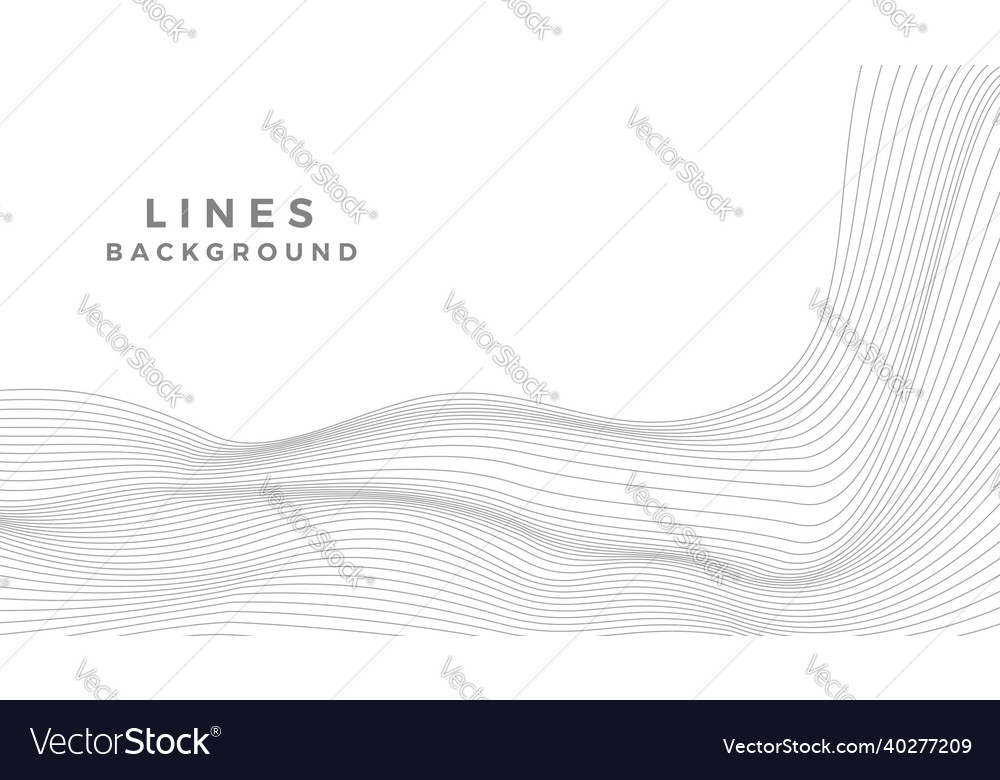 Abstract elegant background flowing lines wave vector image Abstract elegant background flowing lines wave