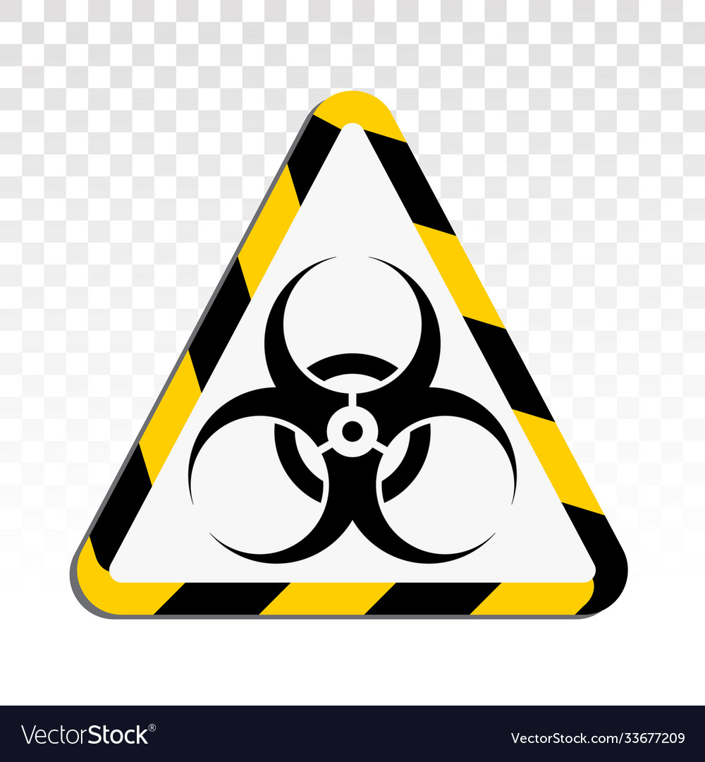 Biohazard Or Biological Hazard Warning Sign Vector Image