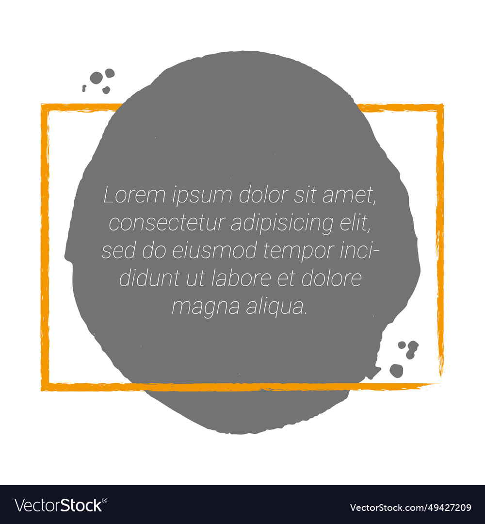 Circular ink dialog box elements Vector Image Circular ink dialog box elements