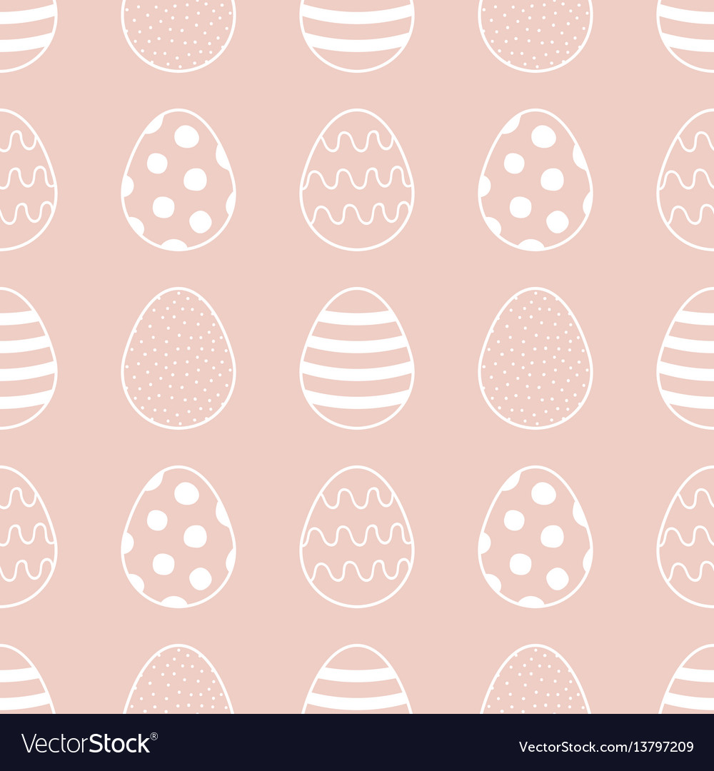 Easter eggs seamless pattern background