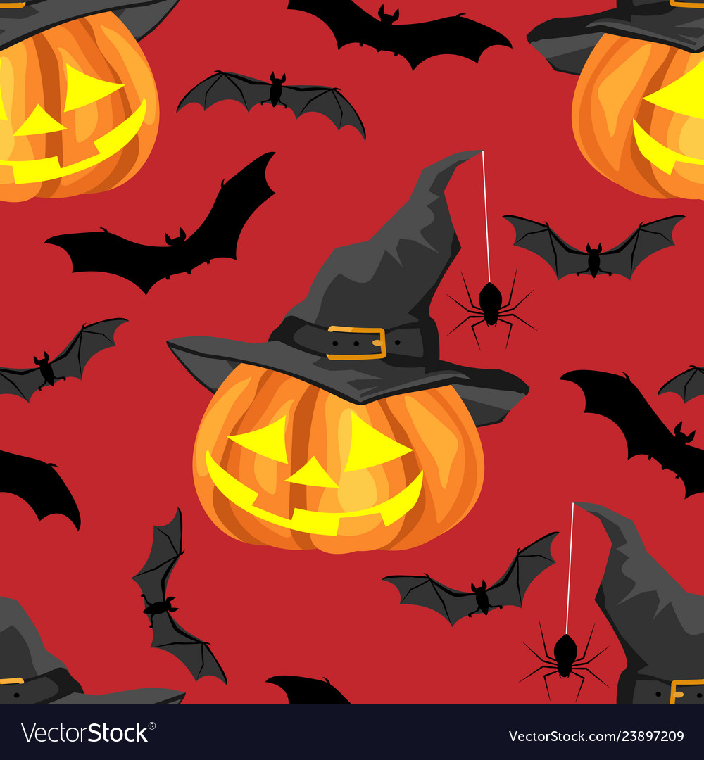 Halloween seamless pattern