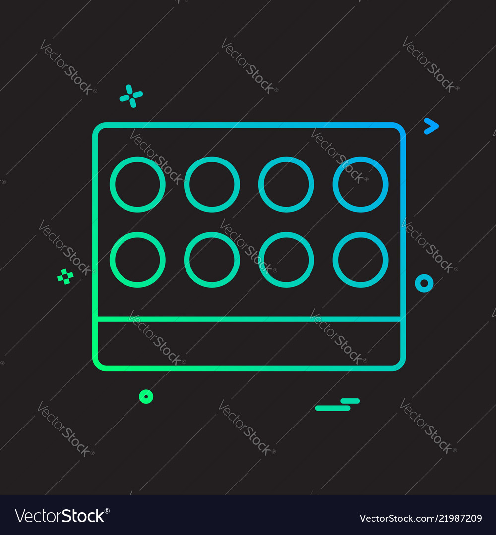 Lab science icon design vector image Lab science icon design