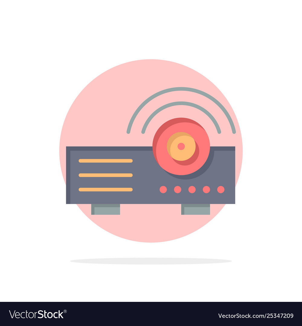 Presentation projector machine service abstract Vector Image Presentation projector machine service abstract