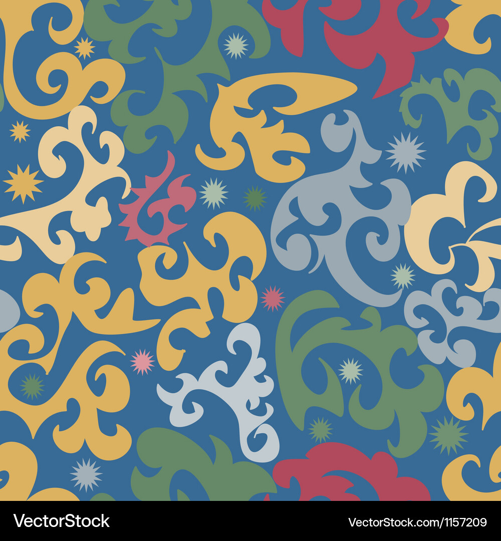 Seamless ornament pattern Royalty Free Vector Image