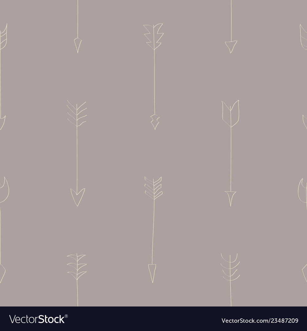 Seamless pattern with drawing arrows