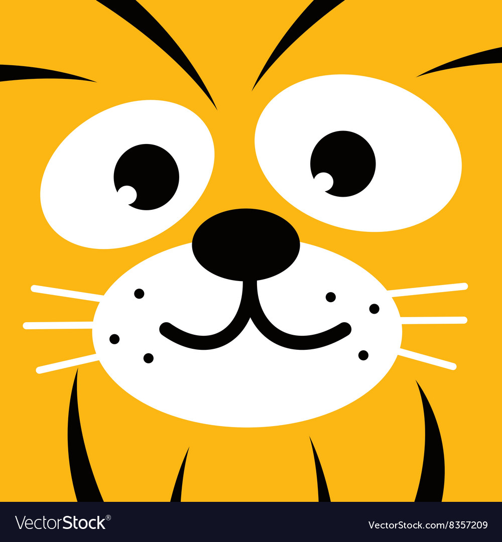 Free Vectors  Brown tiger cat and yellow parakeet icon