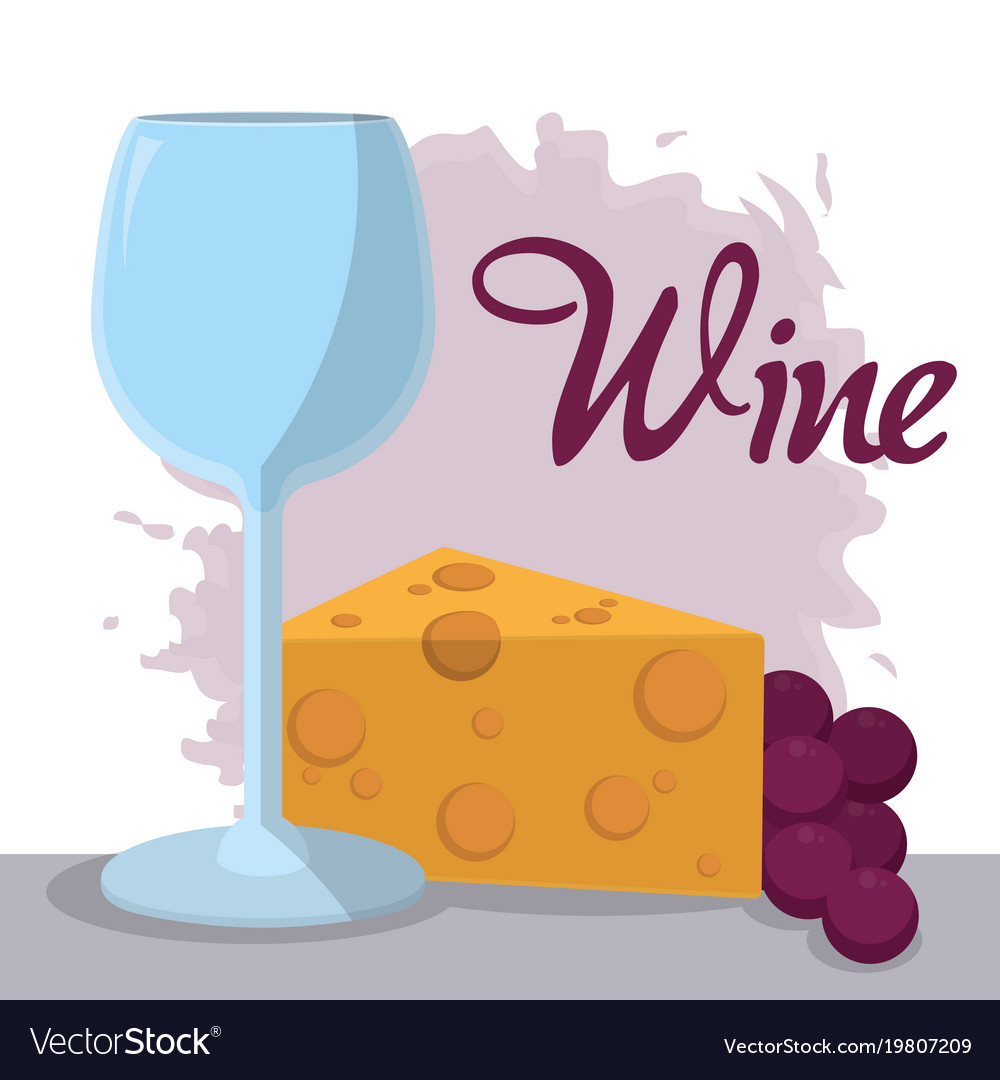 Wine drink design Royalty Free Vector Image - VectorStock