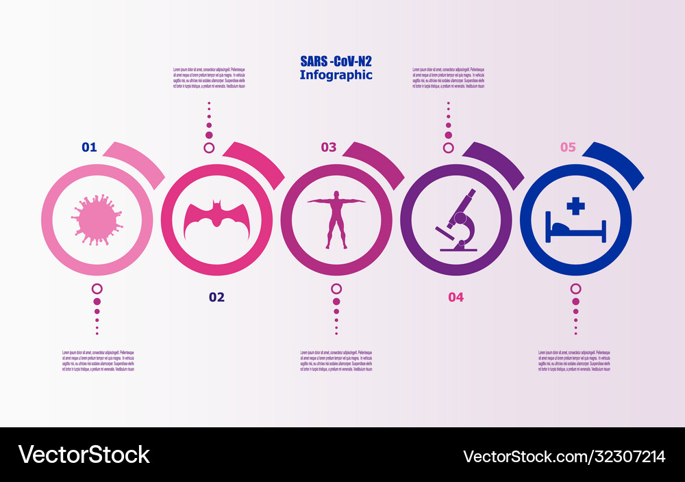 Coronavirus disease infographic Royalty Free Vector Image