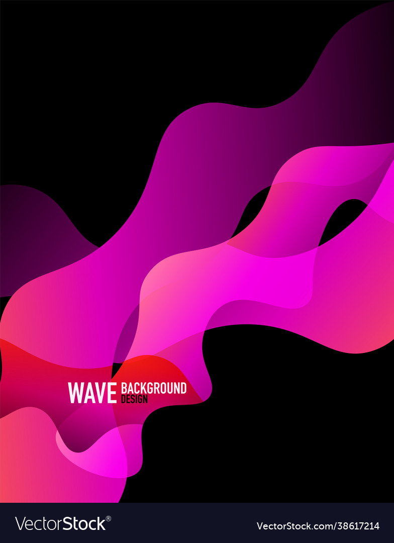 Vertical fluid gradient wave abstract background