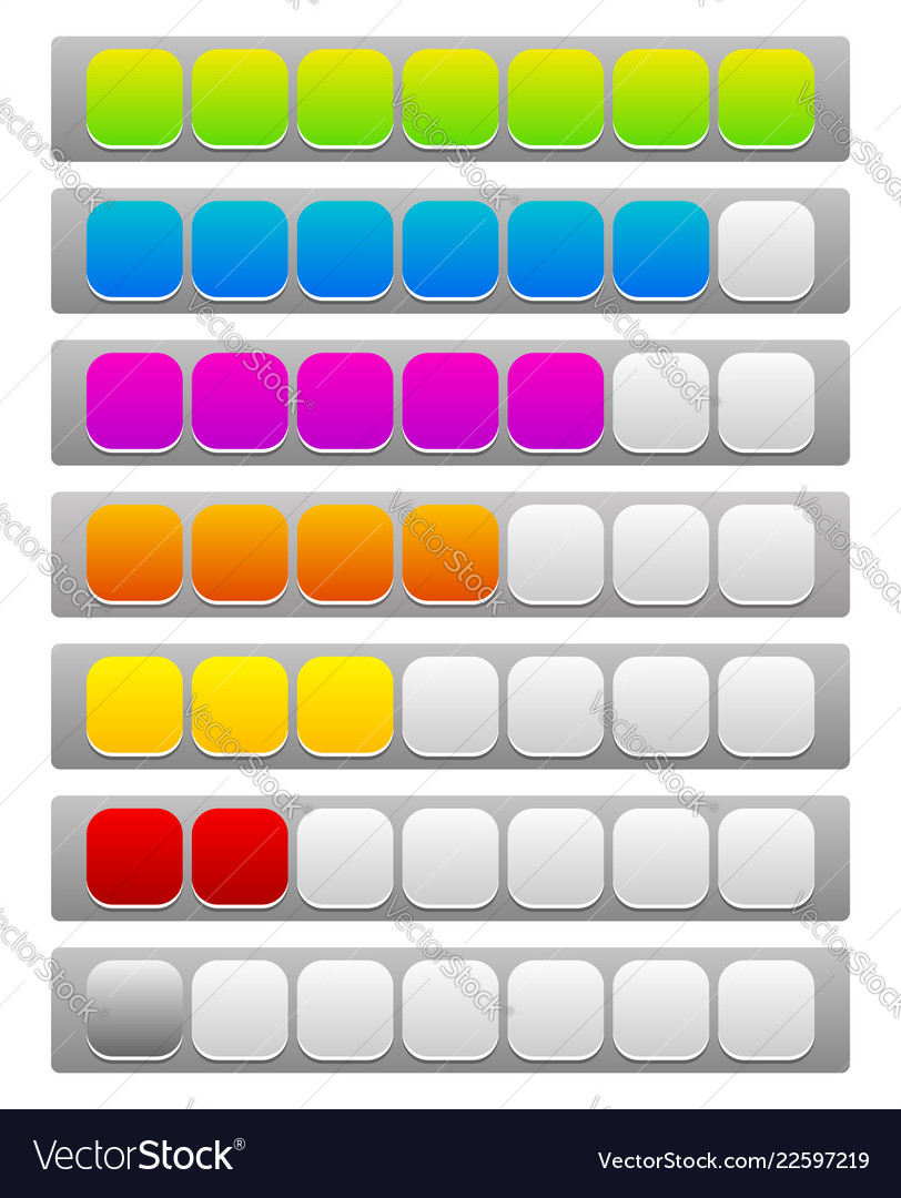 7-Step Progress Indicator