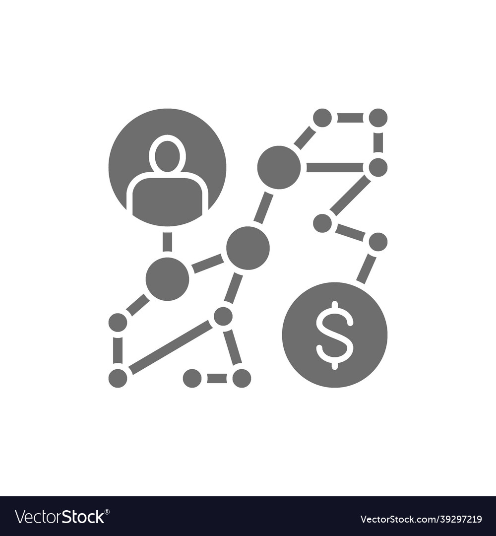 Business strategy success way algorithm vector image Business strategy success way algorithm