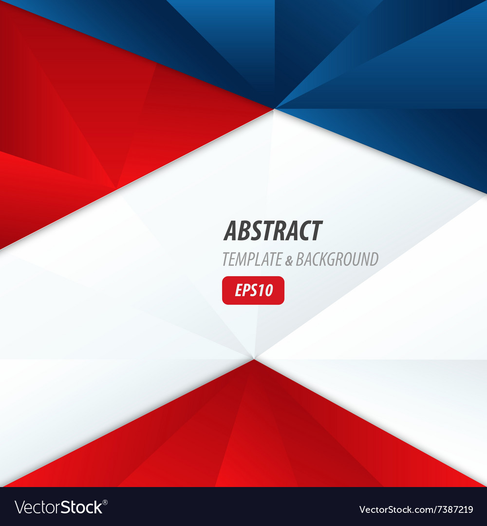 Crumpled Paper Background - Red & Blue