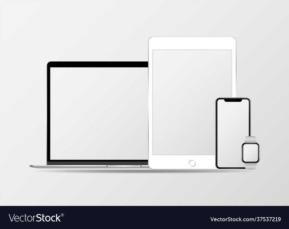 Digital device mockup set