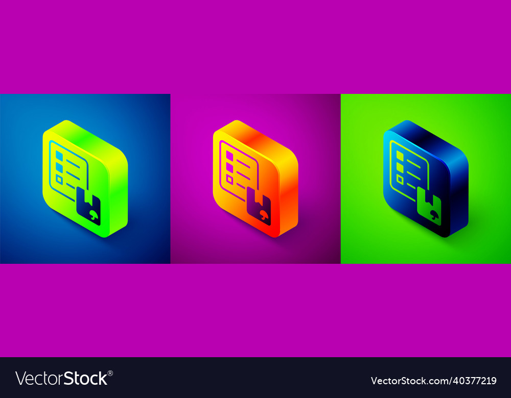 Isometric verification of delivery list clipboard