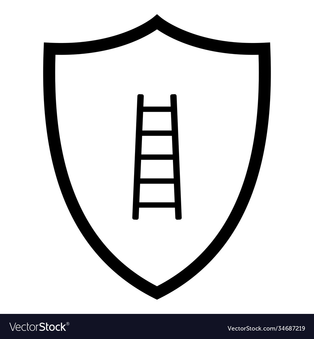 Ladder and shield