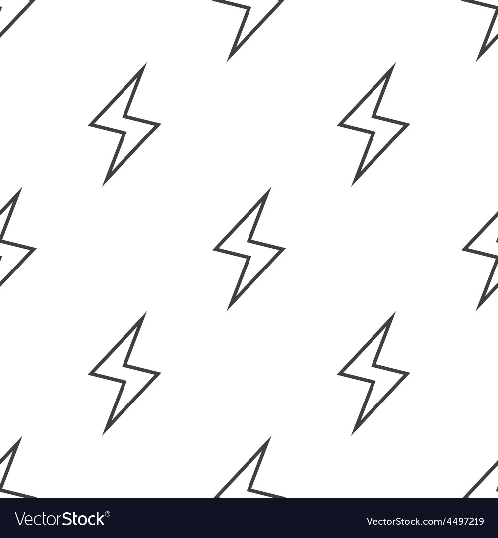 Lightning Seamless Pattern