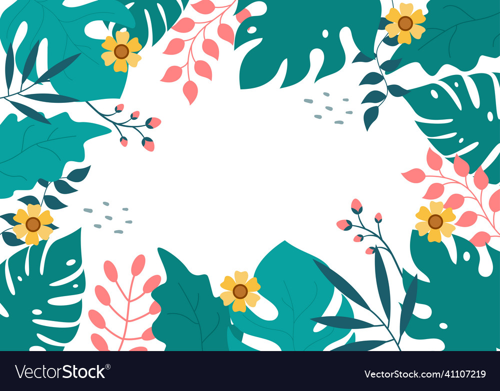 Spring time background with flowers season