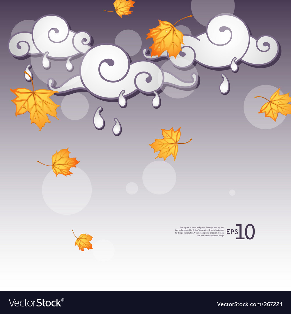 Background for design on a theme autumn