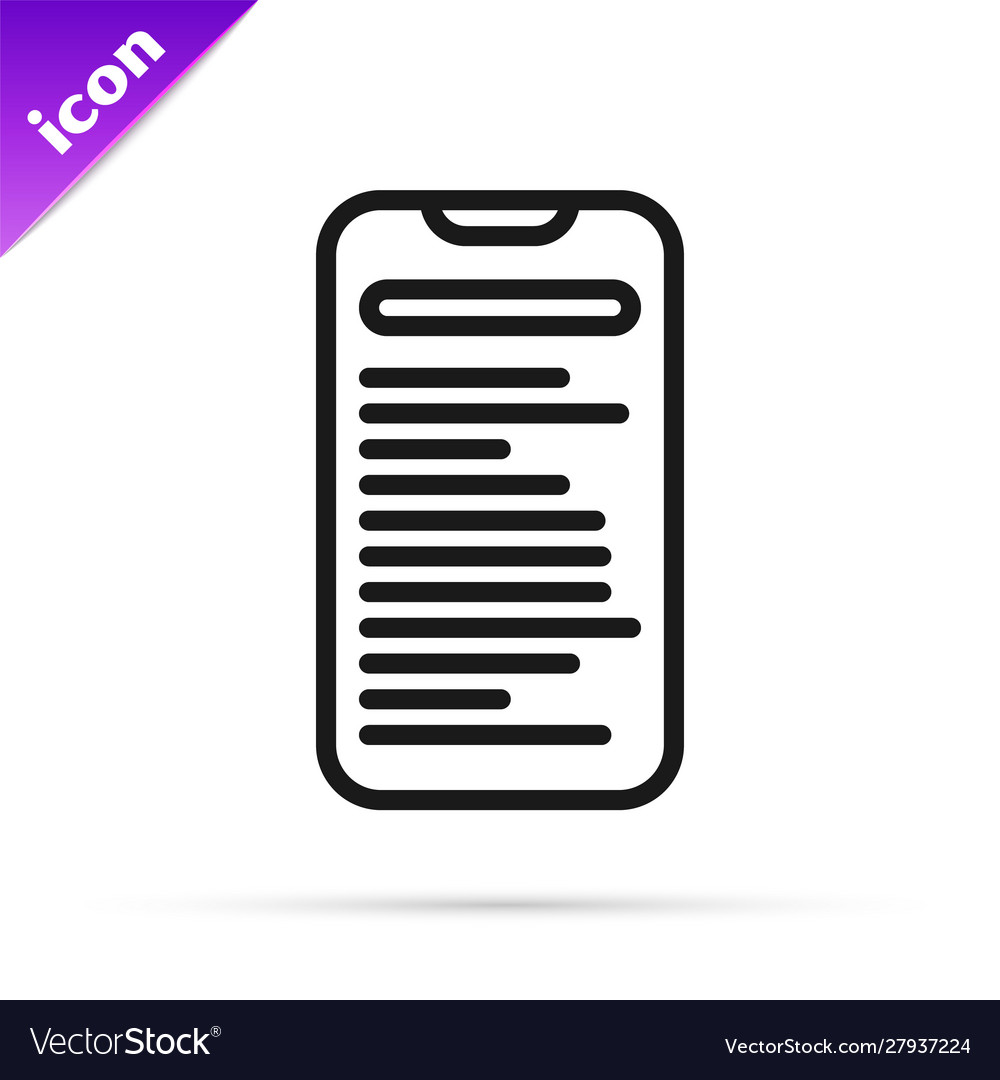 Black line computer api interface icon isolated vector image Black line computer api interface icon isolated