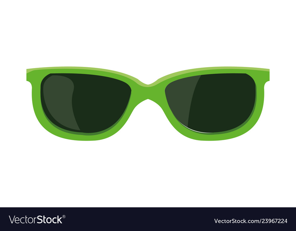 Fashion sunglasses isolated Royalty Free Vector Image