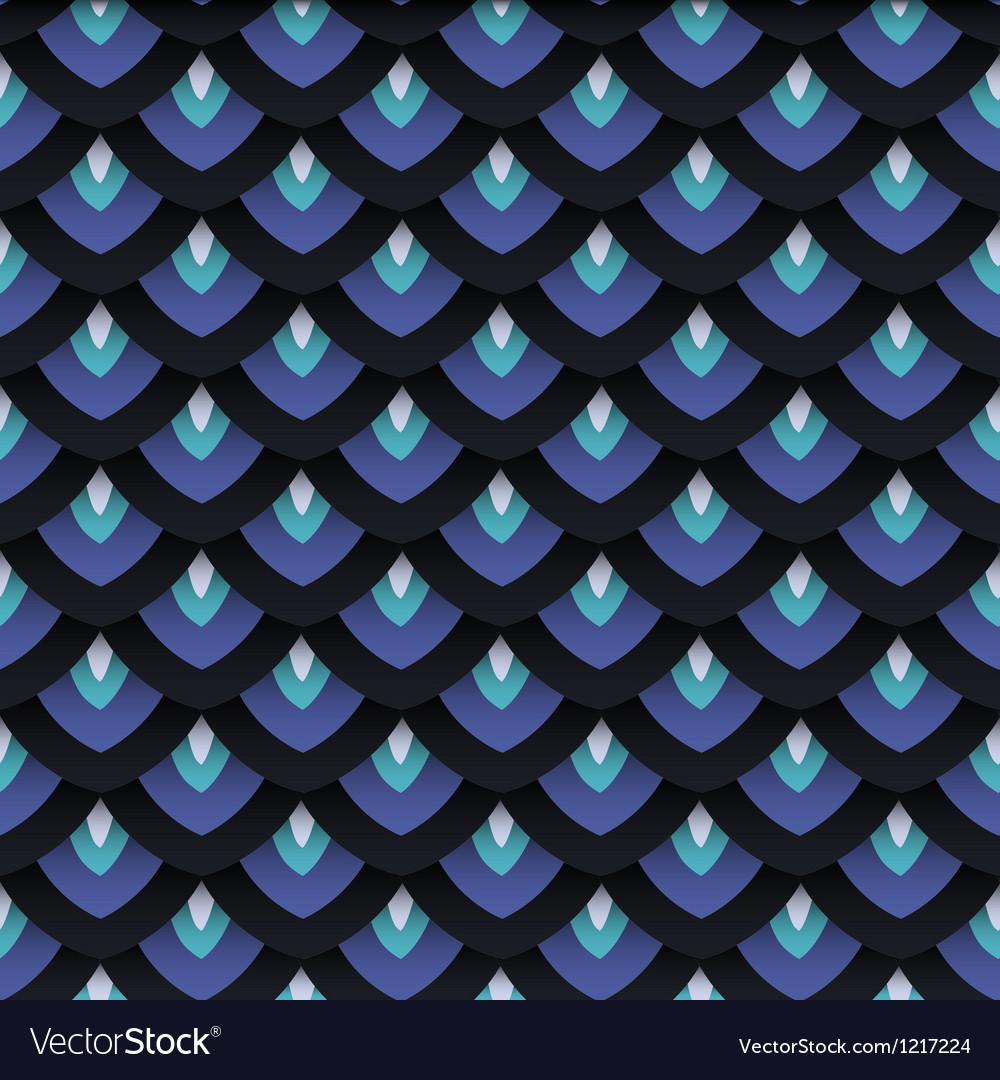 Fish scale seamless pattern