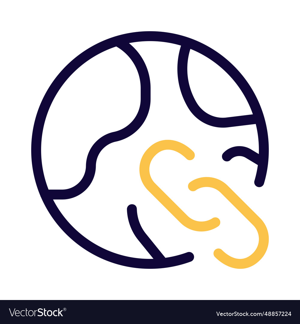 Link accessible globally through worldwide network
