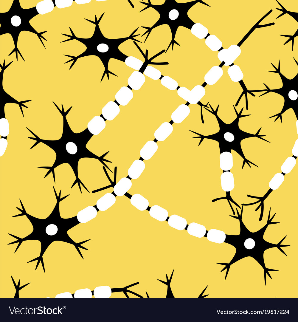 Neuron Seamless Pattern - Neural Network
